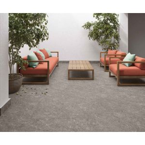PLACA PISO RETIFIC. ACAPULCO GREY GRANILHADO 81X81 EXTRA CX 1.97M²   80016D 