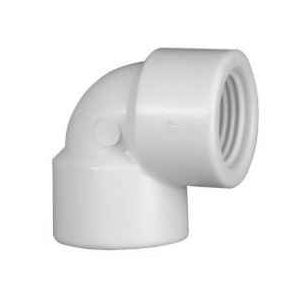 JOELHO PVC ROSCAVEL BRANCO 3/4X1/2 X 90    0000 