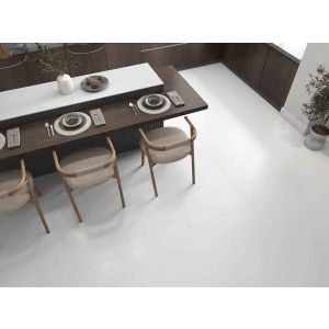 PISO RETIFICADO BRANCO MATE 60X120 EXTRA CX 2.16 MTS