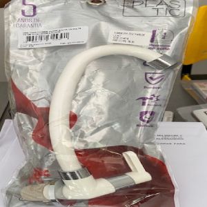 TORNEIRA COZ PAREDE B.ALTA 1/4 VOLTA 1/2 C63 BR/CR PLAST ( 6354 )