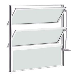 VITRO BASCULANTE 060X060 S/G ALUM-23MM - BR (BS60)