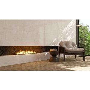 PISO RETIFIC. MARMO TRAVERTINO BIANCO 46X100 CX 2.80M²    RT46529 