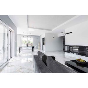 PORCELANATO RETIFICADO MARMO DOURO POLIDO 70X70 ESM. CX 2.44 MTS
