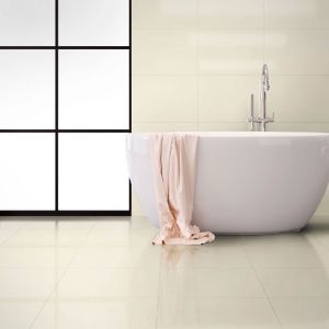 PISO RETIFICADO BEIGE BRILHANTE  61X61 PI 4 CX2,62MT