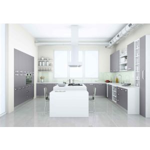 PISO RETIFICADO ALVORADA CINZA POLIDO 71X71 ESM. CX: 3,02MTS