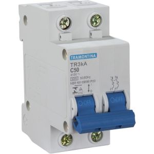 DISJUNTOR TDJ3 2P 50A 3 KA  CURVA C BIPOLAR  58012110 
