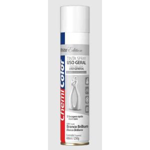 TINTA SPRAY CHEMICOLOR  400ML BRANCO BRILHANTE  0680095