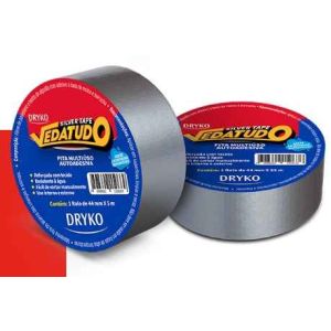 FITA MULTIUSO ADESIVA  SILVER TAPE VEDATUDO 25X44MM -