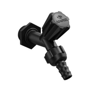 TORNEIRA PARA JARDIM SLIM PRETA