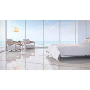 PLACA PISO RETIFIC. ROCHAMAXX MARMO DOURO POLIDO HD 82X82 EXTRA CX 2.70M²    813283 