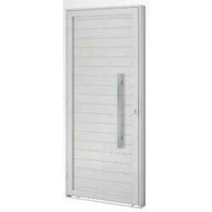 PORTA LAMBRI PA 105X215 BRANCA C/PUXADOR-120M DIR P7781 PAL10PD12 LINHA  ACO