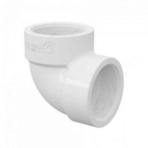 JOELHO PVC ROSCAVEL BRANCO 1/2 X 90    0000 
