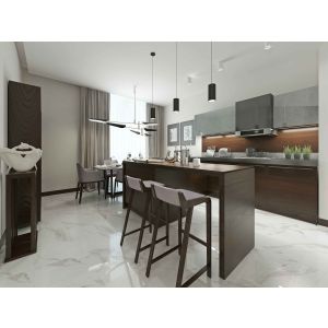 PORCELANATO RETIFICADO MARMO DOURO POLIDO 53X106 ESM. CX 2.23 MTS