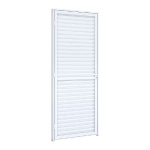 PORTA GIRO LAMINADA S/ VENTIL 215X075 REQ.6.5 BRANCA  ALUMINIO ESQ  A134.1 