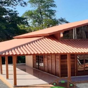 TELHA PORTUGUESA NATURAL VERMELHA L40   5 