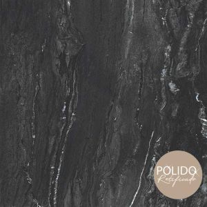 PISO RETIFICADO CARBONO BLACK POLIDO RT 88X88 EXTRA CX 2.35 MTS
