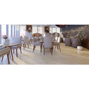 PORCELANATO RETIFICADO LIMESTONE AVENA -90 TATTILE ESM. 90X90 CX 2.43MTS 3174-A