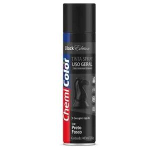 TINTA SPRAY CHEMICOLOR  400ML PRETO FOSCO  0680096