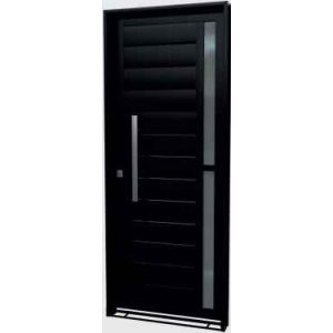 PORTA LAMBRI C/PUX. E VIDRO 085X215X120MM PR ESQ. P8478  LINHA  ACO