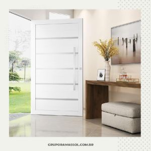 PORTA PIVOT FRIZO CROM S/GUA ALUMINIO BRANCA 1250X2150 R42 ESQ  P1005837 