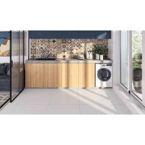 PORCELANATO RETIFICADO BIANCO ACETINADO 81X81 CX 2.64 MTS 84421