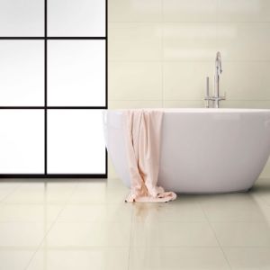 PISO RETIFICADO BEIGE BRILHANTE  61X61 PI4 CX2,62MTS