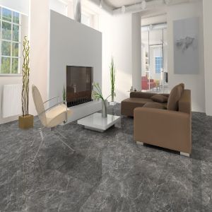 PORCELANATO RETIFICADO ALICANTE CHUMBO POLIDO 70X70 ESM. CX 2.44 MTS